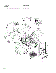 07 - Lower Oven parts for Frigidaire Oven GLEB27T8ASC from AppliancePartsPros.com