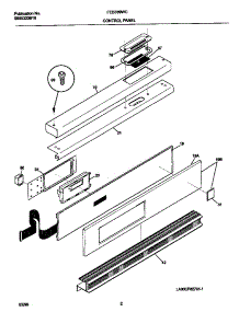 02 - Control Panel parts for Frigidaire Oven FEB789WCCH from AppliancePartsPros.com