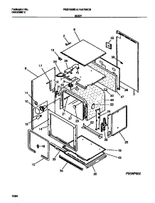 03 - Body parts for Frigidaire Oven FEB796BBBA from AppliancePartsPros.com