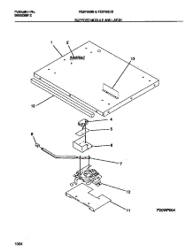 05 - Support Module And Latch parts for Frigidaire Oven FEB796BBBA from AppliancePartsPros.com
