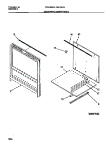 09 - Microwave Compartment parts for Frigidaire Oven FEB796BBBA from AppliancePartsPros.com
