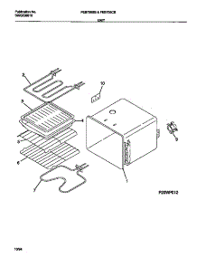 13 - Unit parts for Frigidaire Oven FEB796BBBA from AppliancePartsPros.com