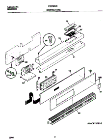 02 - Control Panel parts for Frigidaire Oven FEB798WCCI from AppliancePartsPros.com