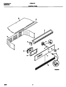 02 - Control Panel parts for Frigidaire Oven FGB500CESC from AppliancePartsPros.com