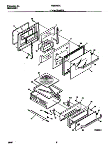 05 - Door / Drawer parts for Frigidaire Oven FGB500CESC from AppliancePartsPros.com