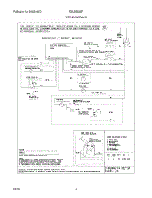10 - Wiring Diagram parts for Frigidaire Oven FGB24S5ABF from AppliancePartsPros.com