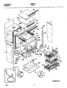 04 - Cavity parts for Frigidaire Oven FGB504CHBA from AppliancePartsPros.com