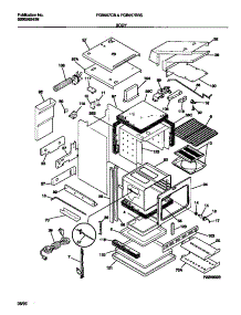 04 - Body parts for Frigidaire Oven FGB557CBSA from AppliancePartsPros.com