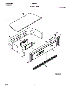 02 - Control Panel parts for Frigidaire Oven FEB556CESC from AppliancePartsPros.com