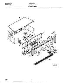 02 - Control Panel parts for Frigidaire Oven FEB703BABG from AppliancePartsPros.com