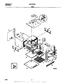 03 - Body parts for Frigidaire Oven FEB703BABG from AppliancePartsPros.com