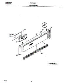 02 - Control Panel parts for Frigidaire Oven FEB786CESH from AppliancePartsPros.com