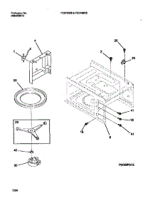 07 - Cavity & Turn Table parts for Frigidaire Oven FEB796CBBA from AppliancePartsPros.com