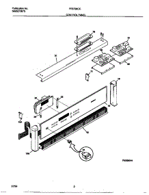 02 - Control Panel parts for Frigidaire Oven FEB798CCSA from AppliancePartsPros.com