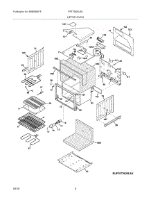 05 - Upper Oven parts for Frigidaire Oven FFET3025LSA from AppliancePartsPros.com