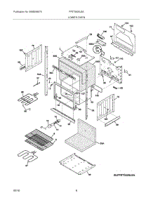 07 - Lower Oven parts for Frigidaire Oven FFET3025LSA from AppliancePartsPros.com