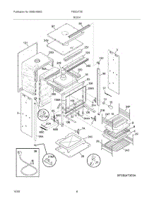 07 - Body parts for Frigidaire Oven FGB24T3ECB from AppliancePartsPros.com
