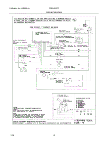 10 - Wiring Diagram parts for Frigidaire Oven FGB24S5DCF from AppliancePartsPros.com