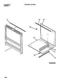 09 - Microwave Compartment parts for Frigidaire Oven FEB796CBBA from AppliancePartsPros.com