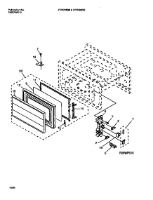 11 - Door Latch parts for Frigidaire Oven FEB796CBBA from AppliancePartsPros.com