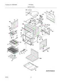 05 - Upper Oven parts for Frigidaire Oven FFET3025LBA from AppliancePartsPros.com