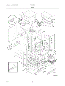 07 - Body parts for Frigidaire Oven FGB24S5ABG from AppliancePartsPros.com