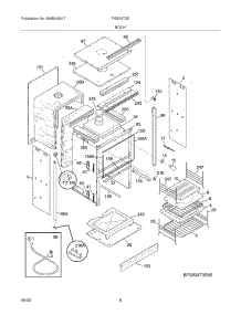 07 - Body parts for Frigidaire Oven FGB24T3EBE from AppliancePartsPros.com