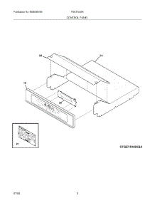 03 - Control Panel parts for Frigidaire Oven FGET3045KWA from AppliancePartsPros.com