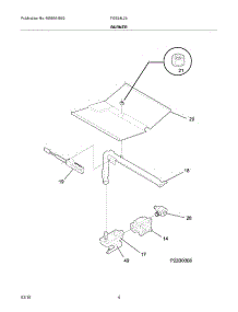 05 - Burner parts for Frigidaire Oven FGB24L2ASC from AppliancePartsPros.com