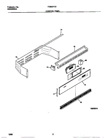 02 - Control Panel parts for Frigidaire Oven FGB557CEBA from AppliancePartsPros.com