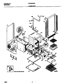 03 - Lower Body parts for Frigidaire Oven FEB798WESD from AppliancePartsPros.com