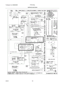 10 - Wiring Diagram parts for Frigidaire Oven FFET2725LWA from AppliancePartsPros.com