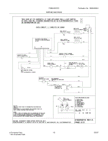 13 - Wiring Diagram parts for Frigidaire Oven FGB24S5DCD from AppliancePartsPros.com