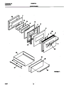 06 - Door / Drawer parts for Frigidaire Oven FGB557CEBC from AppliancePartsPros.com