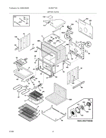 05 - Upper Oven parts for Frigidaire Oven GLEB27T9DBC from AppliancePartsPros.com