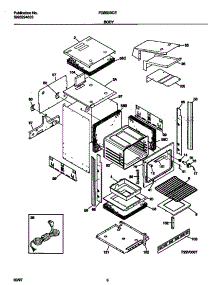 04 - Body parts for Frigidaire Oven FGB500CEBB from AppliancePartsPros.com