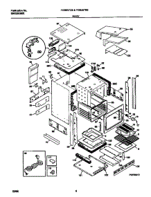 04 - Body parts for Frigidaire Oven FGB557CBTD from AppliancePartsPros.com