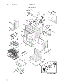 05 - Upper Oven parts for Frigidaire Oven FGET2745KBA from AppliancePartsPros.com