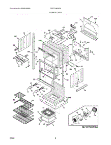 07 - Lower Oven parts for Frigidaire Oven FGET3065KFA from AppliancePartsPros.com