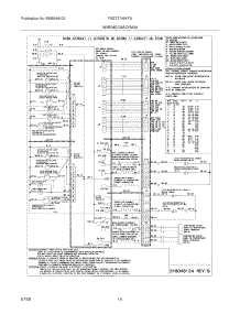 10 - Wiring Diagram parts for Frigidaire Oven FGET2745KFA from AppliancePartsPros.com