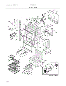 07 - Lower Oven parts for Frigidaire Oven FPET2785KFA from AppliancePartsPros.com