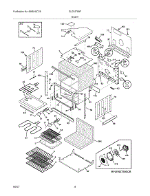 05 - Body parts for Frigidaire Oven GLEB27S9FQB from AppliancePartsPros.com