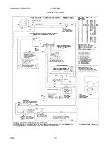 12 - Wiring Diagram parts for Frigidaire Oven GLEB27M9ESB from AppliancePartsPros.com