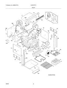 05 - Body parts for Frigidaire Oven GLEB27Z7HBB from AppliancePartsPros.com