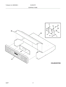 03 - Control Panel parts for Frigidaire Oven GLEB30T9FQB from AppliancePartsPros.com