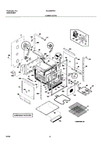 07 - Lower Oven Body parts for Frigidaire Oven GLEB30T8CSA from AppliancePartsPros.com