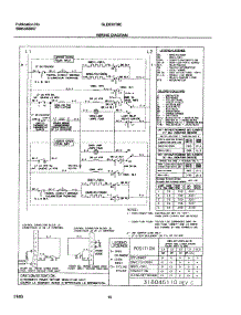 10 - Wiring Diagram parts for Frigidaire Oven GLEB30T8CSA from AppliancePartsPros.com