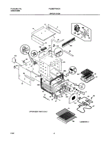 05 - Upper Oven parts for Frigidaire Oven PLEB27T8ACA from AppliancePartsPros.com