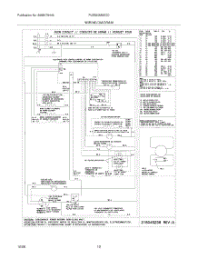 10 - Wiring Diagram parts for Frigidaire Oven PLEB30M9ECD from AppliancePartsPros.com