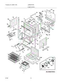 07 - Lower Oven parts for Frigidaire Oven LEEB30T9FEA from AppliancePartsPros.com